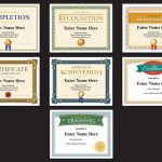 create professional certificate templates