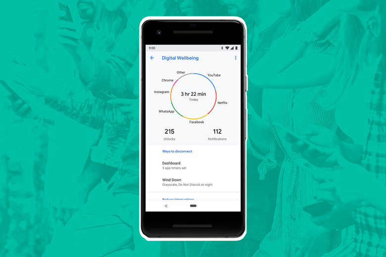 android set screen time limit