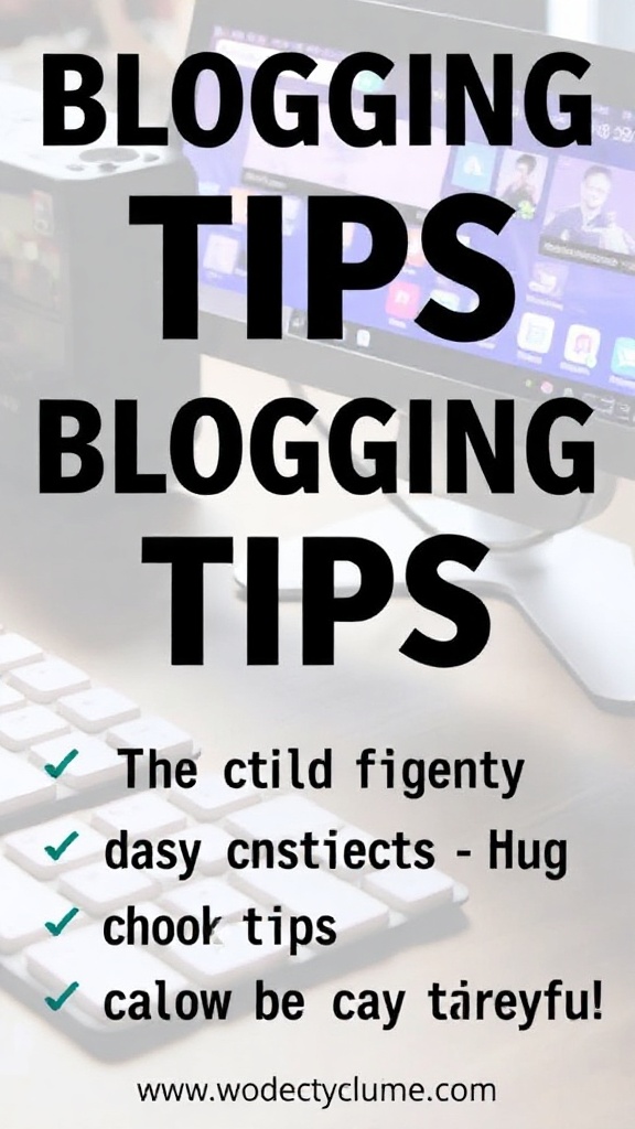 Blogging Tips image